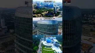 gurugram 🇮🇳 vs belgrade 🇷🇸 V's rajshahi 🇧🇩 #asiancities #drone #skyview #india #cities  #skyscraper