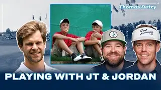 Thomas Detry shares first impressions of Jordan Spieth and Justin Thomas as kids