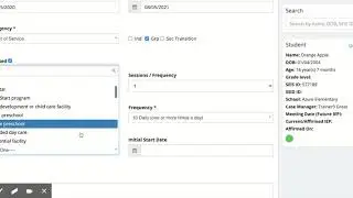 SEIS Add Service Grid