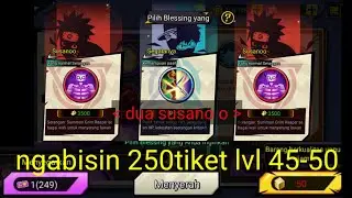 menghabiskan 250 tiket lvl 45-50 demi susano o di[blockman go]anime all star indonesia