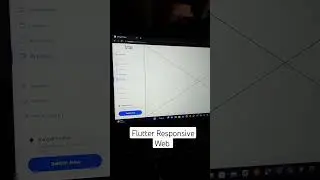 A side navigation bar for Flutter Web! 🖥️#flutter, #flutterweb, #sidenavbar, #navigation #shorts