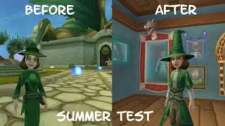 Before and After |Wizard101 Summer Test Realm