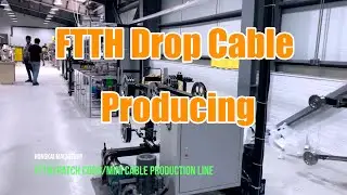 【Hongkai Machinery】- FTTH Drop cable /Patch Cord/Mini Cable Production line|OFC machinery Supplier