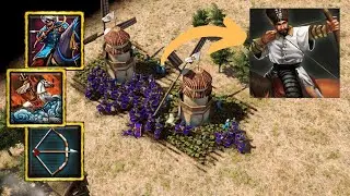 AOE3DE: После этого Османские конные лучники станут лучшими в бою 3 на 3!