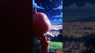 ✨ City Lights & Starry Nights: 8 Seconds of Ghibli Magic ✨