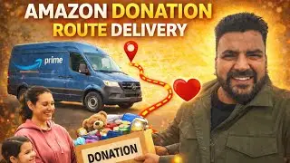 Amazon Donation Route Delivery ❤️ | Helping People While Delivering #HelpingPeople#CommunitySupport