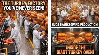 Inside a Massive Roast Turkey Factory &ndash; Industrial Turkey Production Process