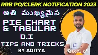 Crack RRB PO/Clerk | Pie Chart And Tabular D.I Questions | Tips And Tricks | Don't Miss This Video