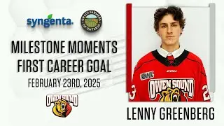 OHL Milestone | First Career Goal | Lenny Greenberg