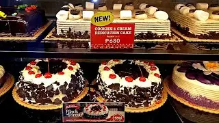 Red Ribbon New Cookies & Cream Dedication Cake, Jollibee Chicken & Spaghetti, Happy Birthday Gener!