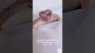 Anillo de Plata 925 con ba&ntilde;o en oro rosa #shorts