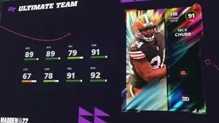 MUT 22 LTD PULL 91 CHUBB! MUT Rewards pack opening