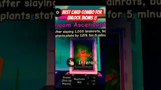 BEST Card Combo to UNLOCK BIOMES FAST & EASY! 🤯 #plantvsbrainrot #roblox