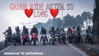 CHALTE HAI VADIYO ME | FIRST GROUP RIDE AFTER LOCKDOWN  | DEHRADUN TO HATHIPAON | THE WILDKID07
