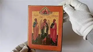 Icon Saints Peter and Paul with John the Forerunner Baptist