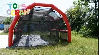inflatable batting cage for baseball training
