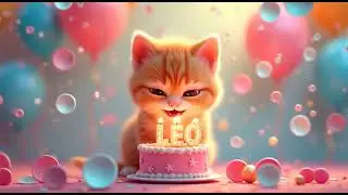 🎉🎂 Happy Birthday LEO | Birthday with LEO | Personalized Birthday Video 🎂🎉
