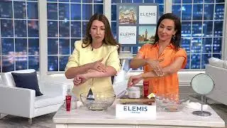 ELEMIS Frangipani Monoi Body Salt Scrub w/Travel Shower Scrub on QVC