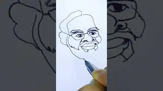 #modi #narendramodi #art #cartoon Drawing of Sri Narendra Modi (cartoon)