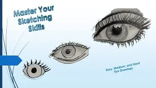 How to Draw Eye | Easy Medium Hard | Sketch & Draw