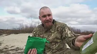 УКРАИНСКИЙ СУХПАЙ ЗСУ МЕНЮ №7 | Выживание 24 часа