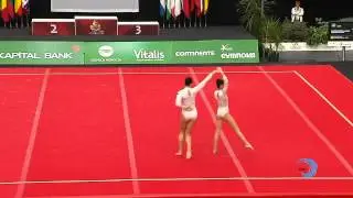 Malvina KASUMOVA - Anastasia NEVODNICHKOVA (Russia) -- Euroacro 2013