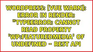 [Vue warn]: Error in render: 