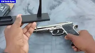 9mm Beretta Pistol Gun Lighter Unboxing || Gun Unboxing Video || CN Tech Gyan 