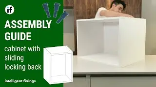 ASSEMBLY GUIDE | Cabinet with Sliding Locking Back