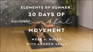 Let It Go Yoga Flow with Andrew Sealy - Elements of Summer: 30 Days of Mindful Movement