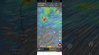Chennai Heavy wind & Rain due to Vijayavada Heavy Rain #andhrapradesh