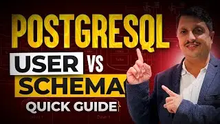 PostgreSQL Users VS. Schemas - Complete Guide! | PostgreSQL user vs schema for beginners |