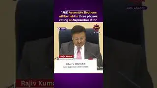 J&K Assembly Elections 2024: CEC Announces 3-Phase Polling Schedule