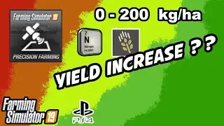 Nitrogen Effects On Barley  | Precision Farming On Console | Farming Simulator 19