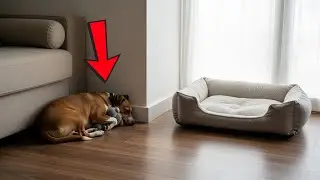 RESCUE DOG GETS FIRST REAL BED &mdash; WHY HE WON'T STOP BOWING?