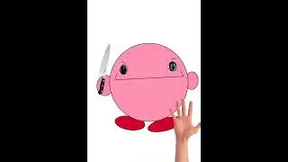 Kirby collects your taxes. Kirby Animation Meme. #art #memes #shorts