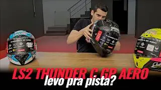 LS2 Thunder C GP Aero: o CAPACETE DE CARBONO mais avan&ccedil;ado da LS2 &eacute; bom mesmo? | REVIEW COMPLETO