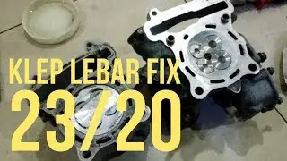 Part 2 : Ganti Klep Lebar untuk Jupiter MX Lama (Big Valve IN 23 - EX 20) Tanpa Rubah Sudut