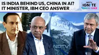 Is India Behind US, China In AI? IT Minister, IBM CEO Arvind Krishna Respond At Davos