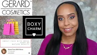 BOXYCHARM ADD ONS, GERARD COSMETICS HAUL & I WON ABOUT FACE WITH MONA'S GIVEAWAY! 🎉 JackieNaturals