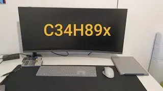 ОБЗОР 34-дюймового ультраширокого монитора Samsung C34H89x