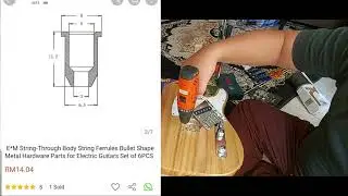 Tutorial | Postmortem Projek Telecaster RCStromm String Through Setup