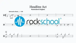 Headline Act - Rockschool Originals, Rockschool 2024 Drums Grade 2