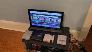 Here is my Retro Setup and Poor Cable management!