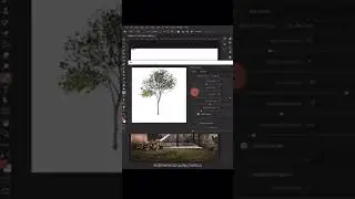 Easy Photoshop Hack to Place Trees #shorts
