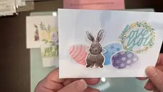 Making 10 cards quick, with Stampin Up Products!