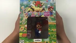 Mario Party 10 with Mario Amiibo Bundle (Wii U) Unboxing !!