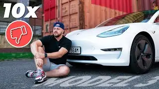 ❌ 10 NEJHORŠÍCH vlastností TESLA MODEL 3 AWD: Konstrukce, autopilot a další! [4K]