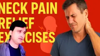 Neck pain relief exercises //Neck stretches for stiff neck