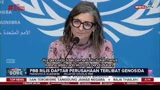 PBB Rilis Daftar Perusahaan Terlibat Genosida Israel di Gaza #Beritasatyu